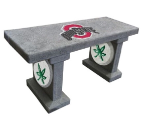 Ohio State Buckeyes Concrete Bench