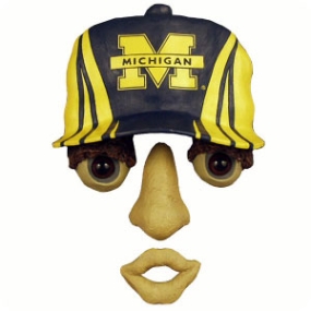 Michigan Wolverines Forest Face