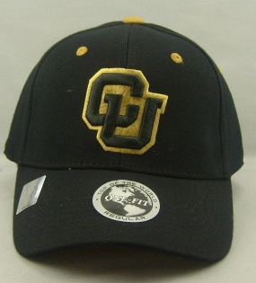 Colorado Buffaloes Black One Fit Hat