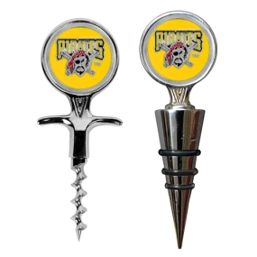 Pittsburgh Pirates Cork Screw and Wine Bottle Topper Set