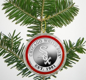 Chicago White Sox Silver Coin Ornament
