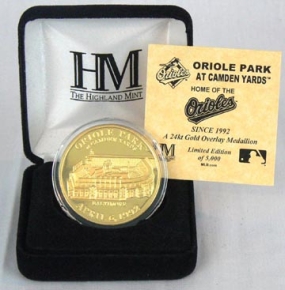 Oriole Park at Camden Yards 24KT Gold Commemorative Coin