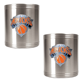 New York Knicks 2pc Stainless Steel Can Holder Set