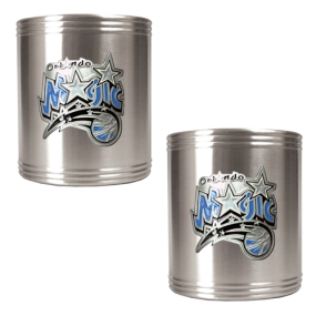 Orlando Magic 2pc Stainless Steel Can Holder Set