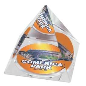Detroit Tigers Crystal Pyramid