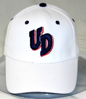 Dayton Flyers White One Fit Hat