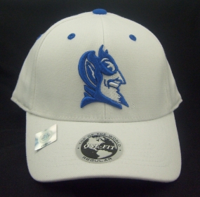Duke Blue Devils White One Fit Hat