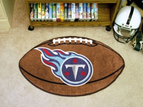 Tennessee Titans Football Shaped Rug