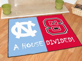 N.C. State Wolfpack House Divided Rug Mat