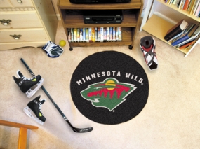 Minnesota Wild Hockey Puck Mat