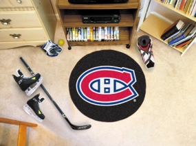 Montreal Canadiens Hockey Puck Mat