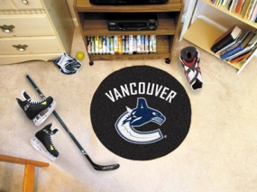 Vancouver Canucks Hockey Puck Mat
