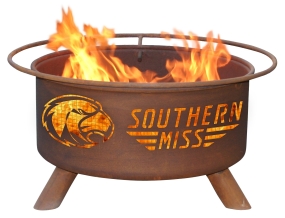 Southern Miss Golden Eagles Fire Pit