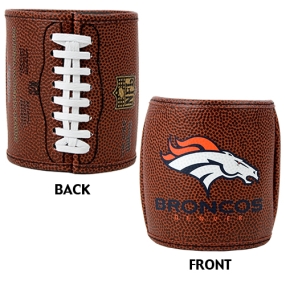 Denver Broncos 2pc Football Can Holder Set