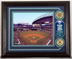 SEATTLE MARINERS SAFECO FIELD PHOTOMINT WITH INFIELD DIRT