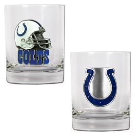 Indianapolis Colts 2pc Rocks Glass Set