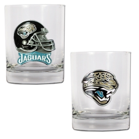 Jacksonville Jaguars 2pc Rocks Glass Set