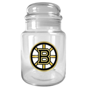 Boston Bruins 31oz Glass Candy Jar