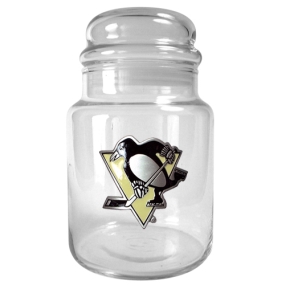 Pittsburgh Penguins 31oz Glass Candy Jar