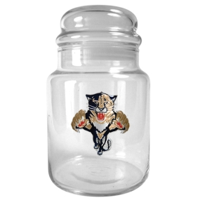 Florida Panthers 31oz Glass Candy Jar