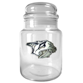 Nashville Predators 31oz Glass Candy Jar