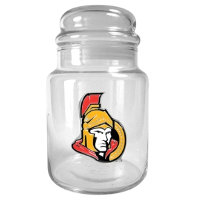 Ottawa Senators 31oz Glass Candy Jar