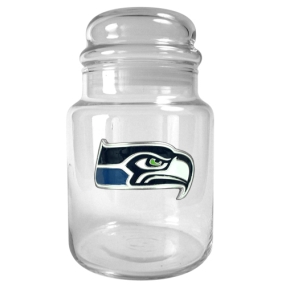 Seattle Seahawks 31oz Glass Candy Jar