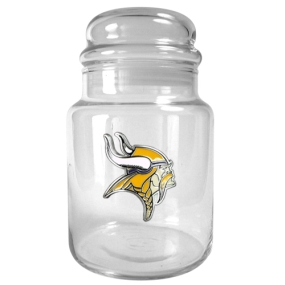 Minnesota Vikings 31oz Glass Candy Jar