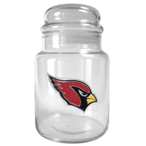 Arizona Cardinals 31oz Glass Candy Jar