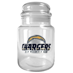 San Diego Chargers 31oz Glass Candy Jar