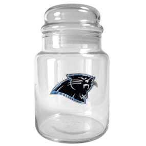 Carolina Panthers 31oz Glass Candy Jar
