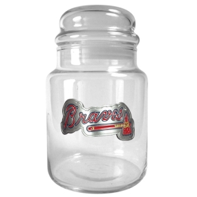 Atlanta Braves 31oz Glass Candy Jar