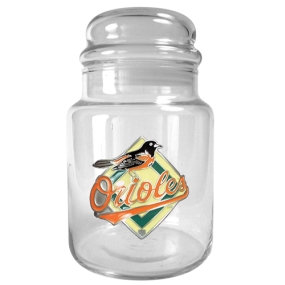 Baltimore Orioles 31oz Glass Candy Jar