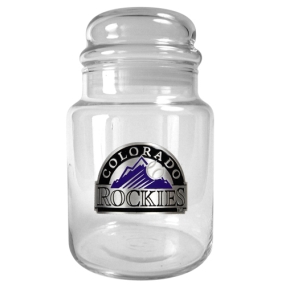 Colorado Rockies 31oz Glass Candy Jar