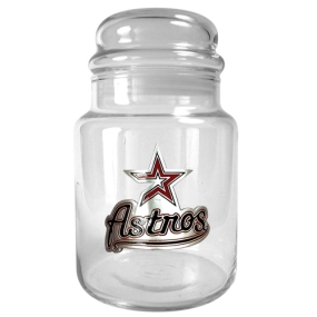Houston Astros 31oz Glass Candy Jar