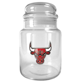 Chicago Bulls 31oz Glass Candy Jar