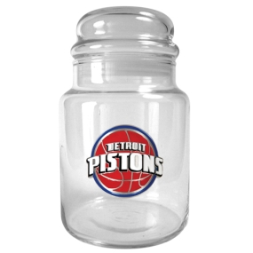 Detroit Pistons 31oz Glass Candy Jar