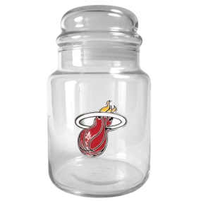 Miami Heat 31oz Glass Candy Jar