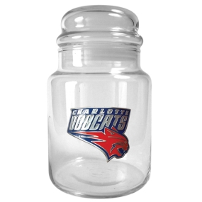 Charlotte Bobcats 31oz Glass Candy Jar