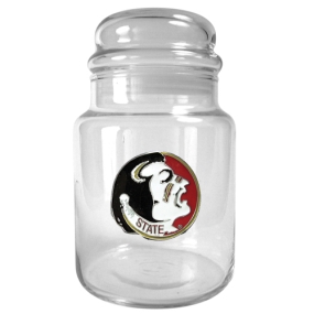 Florida State Seminoles 31oz Glass Candy Jar
