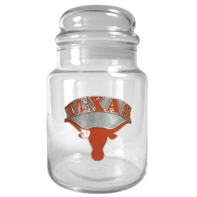 Texas Longhorns 31oz Glass Candy Jar