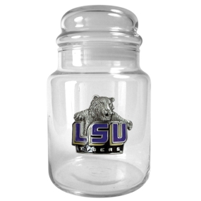 LSU Tigers 31oz Glass Candy Jar