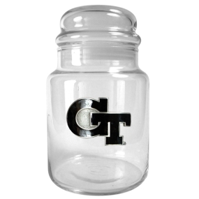 Georgia Tech Yellow Jackets 31oz Glass Candy Jar