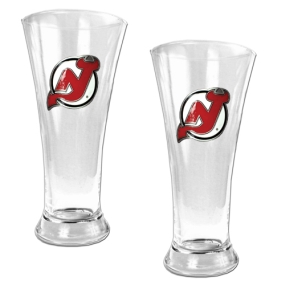New Jersey Devils 2pc 19oz Pilsner Glass Set