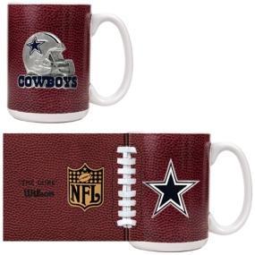 Dallas Cowboys 2pc GameBall Coffee Mug Set