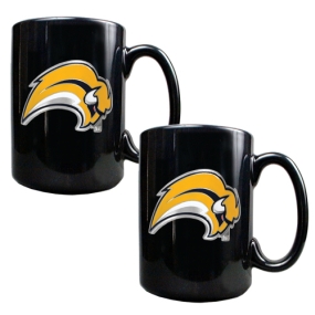 Buffalo Sabres 2pc Black Ceramic Mug Set