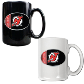 New Jersey Devils 2pc 15oz Ceramic Mug Set