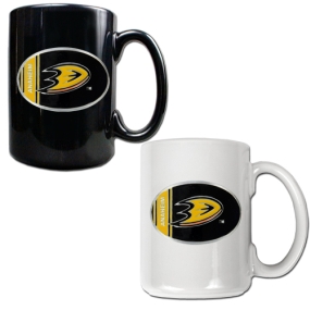 Anaheim Ducks 2pc 15oz Ceramic Mug Set