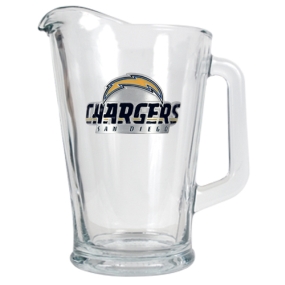 San Diego Chargers 60oz Glass Pitcher