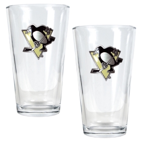 Pittsburgh Penguins 2pc Pint Ale Glass Set